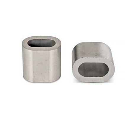 Aluminiowe koło z stali nierdzewnej DIN EN 13411-3 do zaciskania liny drutowej