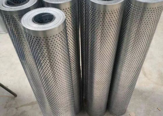 Materiał budowlany 316 mikron okrągły otwór Perforated metal sheet