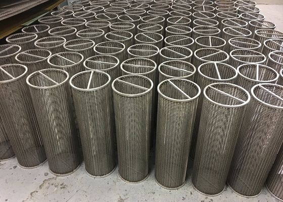 Zastosowany 500 mm średnicy stali nierdzewnej V Wire Wedge Wire Screen dla trwałej konstrukcji