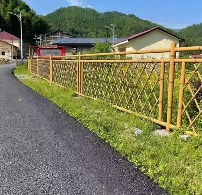 Imitacja Bamboo Farm Ogrodzenie Ogrodzenie Do estetycznych przestrzeni zewnętrznych