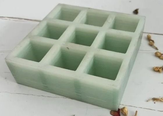 38 mm grubości FRP Pultruded Grating With Gritted Surface And Bolt Fixing Installation