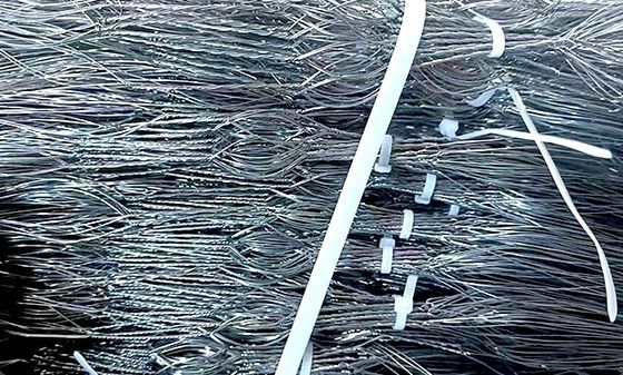 Niewidoczna bariera druciana MZP Putanka 10x5x1.4m Ocynkowany drut węglowy
