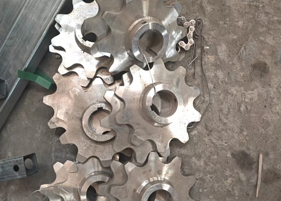 DIN Sprocket 24B 28B 32B Koło łańcuchowe z zębami 10 mm i materiałem C45