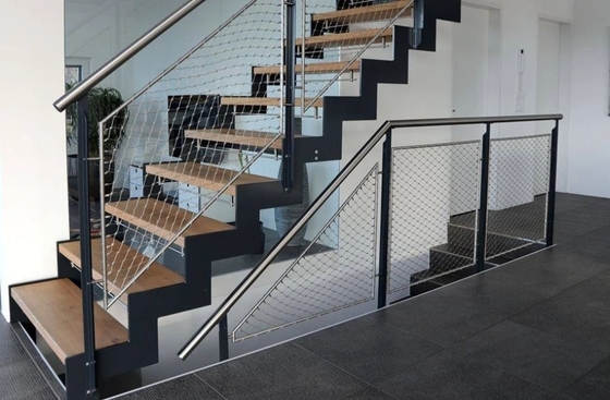 Elastyczna siatka druciana ze stali nierdzewnej do balustrady lub balustrady 3,0 mm