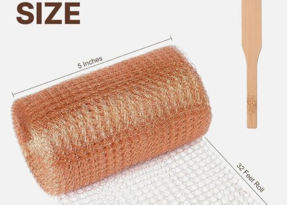 Copper Mesh 5inch x 32 feet Rust proof Copper Mesh Roll for Preventing Rodent
