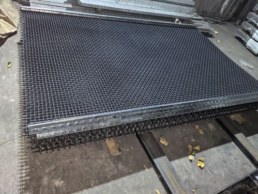 Wibrująca tkana siatka druciana ze stali wysokowęglowej