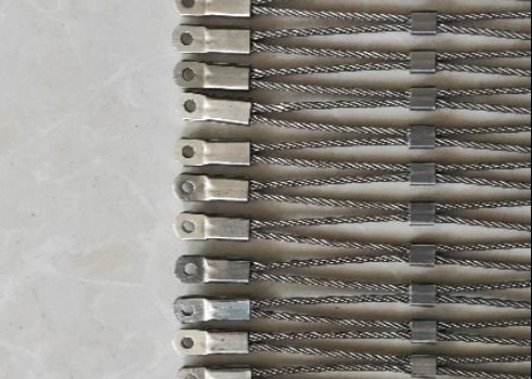 SS 304 316 Elastyczna sieć zoologiczna Klatka małpowa sieć liniowa ze stali nierdzewnej