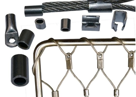 SS 304 316 Elastyczna sieć zoologiczna Klatka małpowa sieć liniowa ze stali nierdzewnej