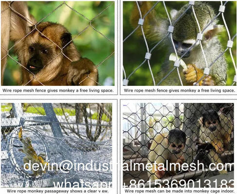 2mm Prężnica drutu Diament Elastyczny 304 316 Kabel ze stali nierdzewnej Ferrule Wire Mesh