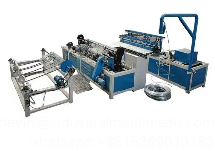 Maszyna do tworzenia sieci do szycia ogrodzenia z diamentową siatką drukowaną