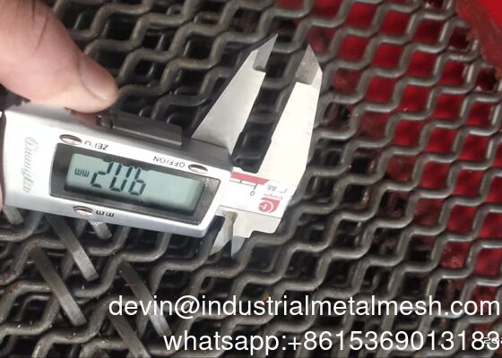 Ciężkie zasłony drutowe z kręgami sieciowymi do wibrującego ekranu