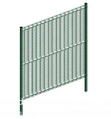 4.5mm 5.0mm PVC powlekany ocynkowany ozdobny stalowy spawany płótno z drutu z 3 zginania