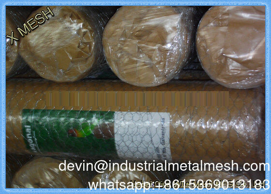 3/4 "Sześciokątna siatka Żelazna siatka żelazna Włókna galwanizowane Włókna kurczaka