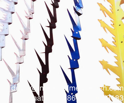 Wielkie 5m ptasie gołębie stalowe ogrodzenie ścienne kolce ścienne kolce