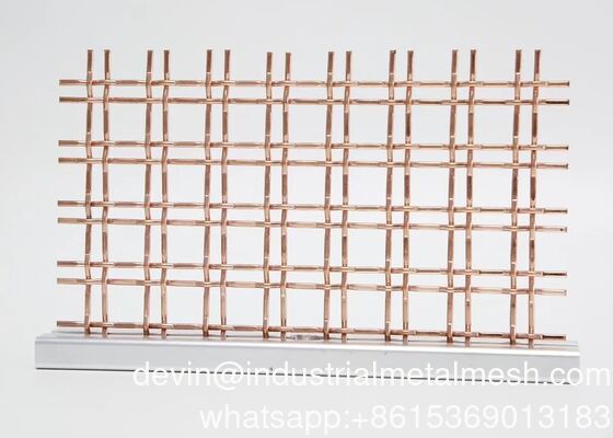 20 Mesh Lock Crimp Wire Mesh 304 Stal nierdzewna Woven Metal Dekoracyjny
