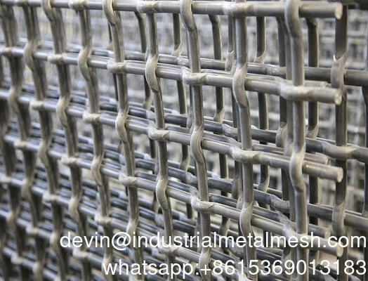 Wysokiej jakości Mangan Wibratory Screen Crimp Wire Mesh Kopalnia Wibratory Sieving Sand