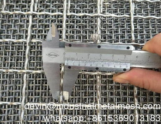 Wysokiej jakości Mangan Wibratory Screen Crimp Wire Mesh Kopalnia Wibratory Sieving Sand