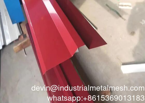 Przedmalowane płytki dachowe pokryte cynkiem z metalu, żelaza, galwalu, stali falistej