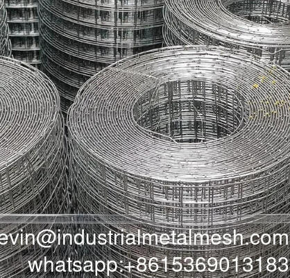High-Quality Stainless Steel Mesh Durable Square Welded Steel Wire Mesh Roll for Fencing