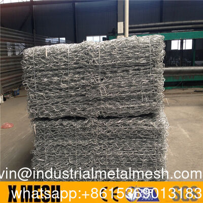 Ochrona przed nachyleniem Gabion Net Hot-DIP Galvanized Steel Wire Mesh