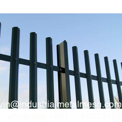 Galvanized Palisade Fencing European Style Steel Palisade Fence D W Style Garden Palisade Fence Panel