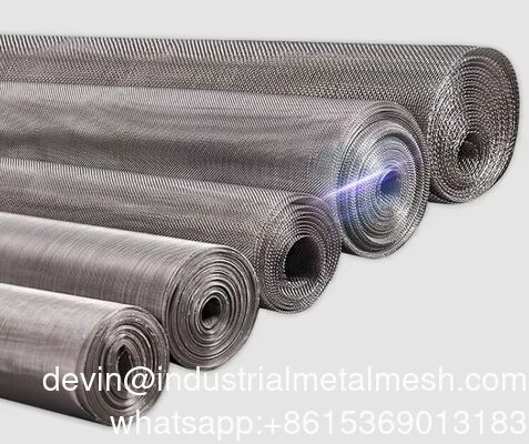 0.3mm 20mesh 304/316 Mechaniczna sieć z włókien włókienniczych ze stali nierdzewnej