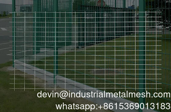 Hurtownia Tani Cena Producent Chiny Ocynkowany Ogrodzenie 50mmx100mm Panel z Siatki Spawanej