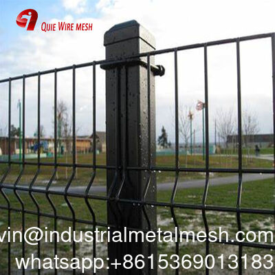 High Quality Welded Galvanized Wire Mesh 6 Gauge Panel Security Bending Garden Mesh Welded Curved 3D Fence