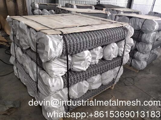 Galvanized/PVC Coated 1"-4" Diamond Wire Mesh 5FT Chain Link Fence Cyclone Wire
