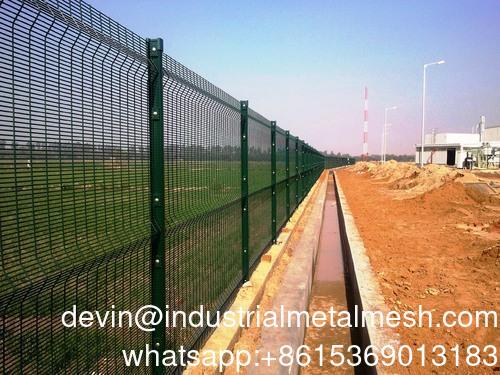 Construction-Decoration 358 Wire Mesh Fence Anti Climb Welded Wire Mesh Fence