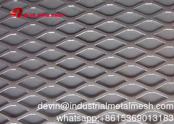 Stainless Steel Diamond Wire Mesh Raised Expanded Metal