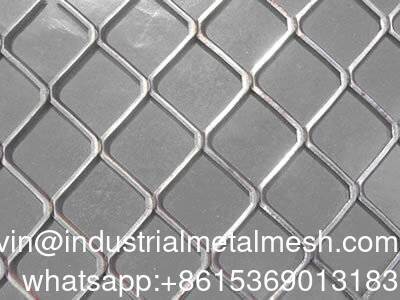 Materiał budowlany Fasadę okładziny Aluminium Rozszerzona blacha metalowa sieć drutowa dla korytarza schodowego Baffle