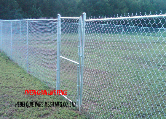 11 Gauge Chain Link Fence Fabric Drut ogniotrwały ze stali ocynkowanej ogniowo / wtyki