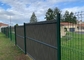 3d Zakrzywiony panel Ogrodzenie ogrodowe z siatki drucianej o wysokości 1,8 m z plastikową listwą PCV Uv