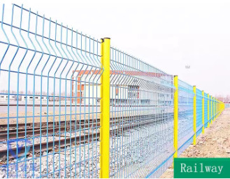 Wysokiej jakości ekran 50x200mm powlekany pcv profesjonalny V fałdy 3d spawany zakrzywiony drut siatkowy metalowy panel ogrodzenie ogrodowe