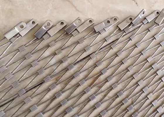 Balustrada Anti Corrosion Stal nierdzewna 316 Siatka druciana dla ochrony i bezpieczeństwa
