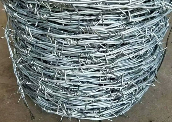 Wojskowy drut kolczasty z drutu ocynkowanego z tworzywa sztucznego 2,0 mm 10 Gauge