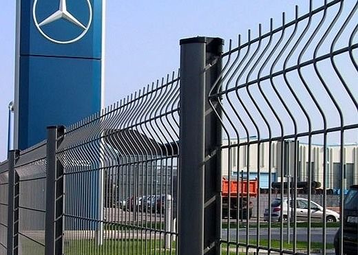 Malowany proszkowo spawany zakrzywiony metalowy panel ogrodzeniowy Heavy Gauge poddany obróbce cieplnej