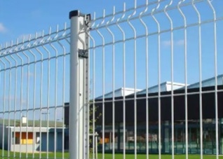 Dom Zewnętrzny dekoracyjny metalowy panel ogrodzeniowy zakrzywiony 3d Spawany sztywny drut V Siatka ogrodzeniowa