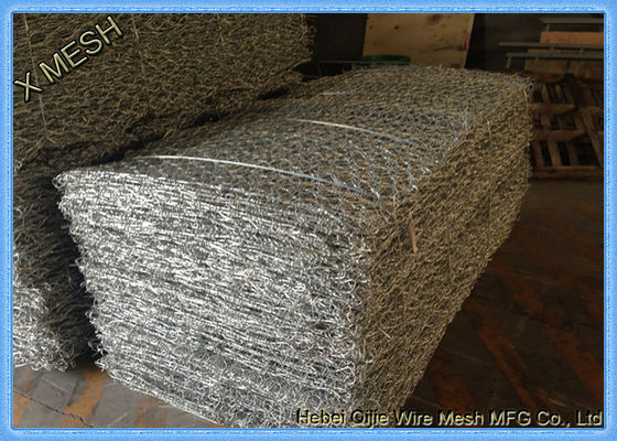 Selvedge Wire Sześciokątny ocynkowany kosz gabionowy 4,0 mm Dia