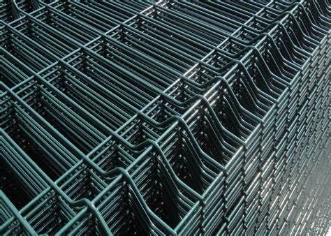 Obwód ogrodu 0,4 mm 3D zakrzywiony panel z siatki drucianej z ocynkowanego żelaza