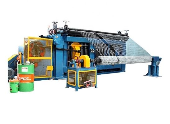 PLC Control Heavy Duty Gabion Box Machine dla sześciokątnej siatki drukowej