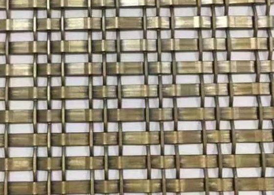Dekoracyjny stalowy brązowy metalowy ekran drutowy architektoniczna sieć łańcuchowa cewka zawieszona zasłona sufitowa