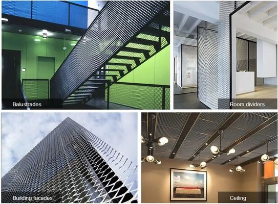 Rozszerzona blacha ze stali nierdzewnej spłaszczony diament