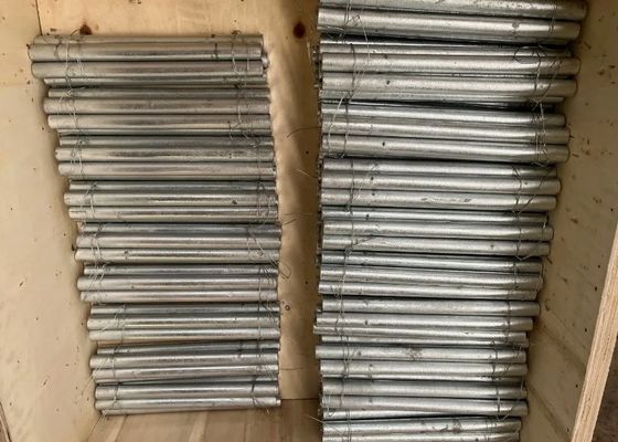 Q345B Stalowe materiały budowlane HDG okrągłe pręty z 25 mm średnicy
