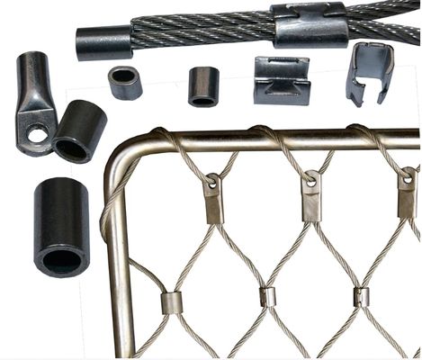 SS 304 316 Elastyczna sieć zoologiczna Klatka małpowa sieć liniowa ze stali nierdzewnej