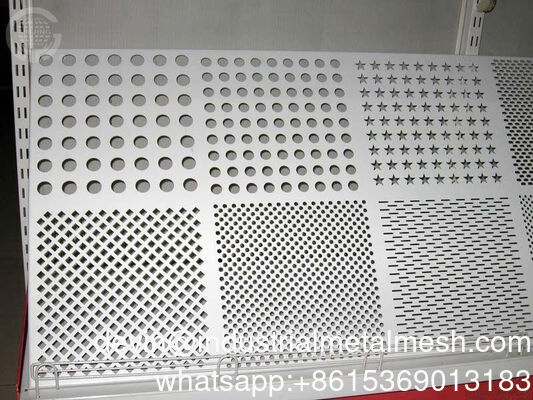 Sześciokątne dziury 304 316 Aluminium Galwanizowane Ciche Węglowodorowe Stal Nierdzewna Perforated Screen Metal Sheet Perforated Mesh Plate for Facade