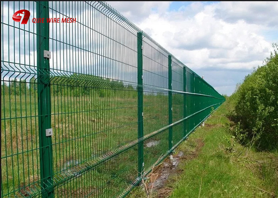Panele ogrodzeniowe z siatki antypoślizgowej powlekane PCV 1530 mm 1830 mm 2030 mm Dla wielu kolorów