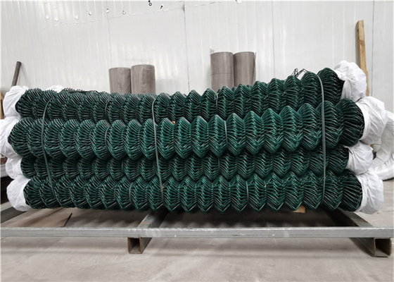 Pvc powlekane proszkowo 5mm 50x50mm ocynkowane ogrodzenie z ogniwami łańcucha