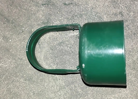 Ocynkowana ogniowo nasadka ogrodzeniowa 60 mm z ogniwami łańcucha